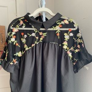 Floral Baby Doll Top